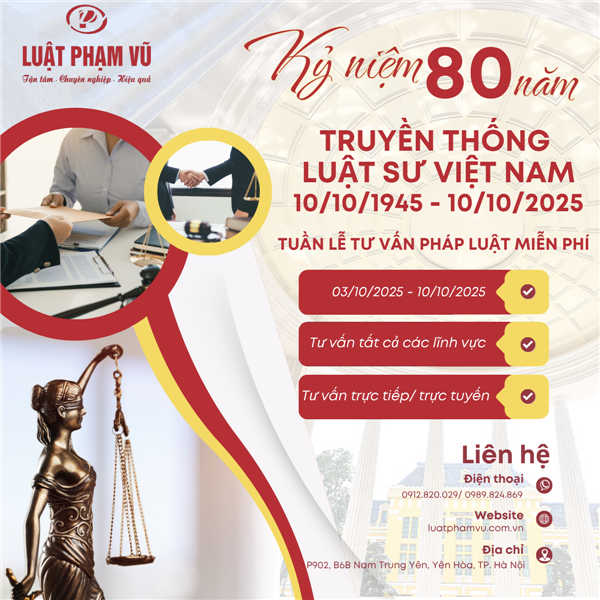 ⚖️KỶ NIỆM 80 NĂM NGÀY TRUYỀN THỐNG LUẬT SƯ VIỆT NAM (10/10/1945 – 10/10/2025) ⚖️